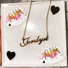 Load image into Gallery viewer, Name Necklaces 🖤