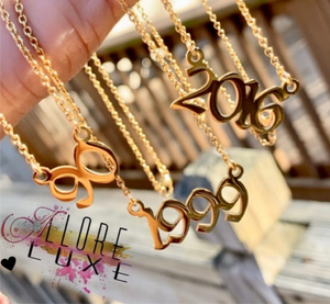 Birth Year Necklace / Anklets